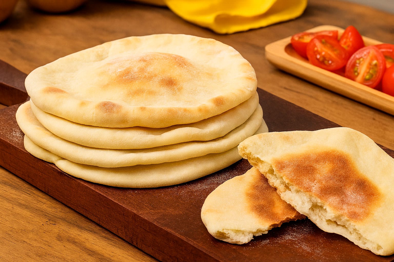Pão Sírio Caseiro