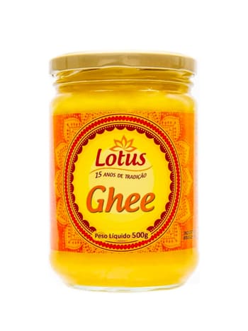 Manteiga Clarificada Lotus Ghee 500g Sem Lactose